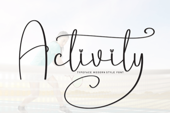 Activity Font: A Modern Script Typeface for Digital Experiences