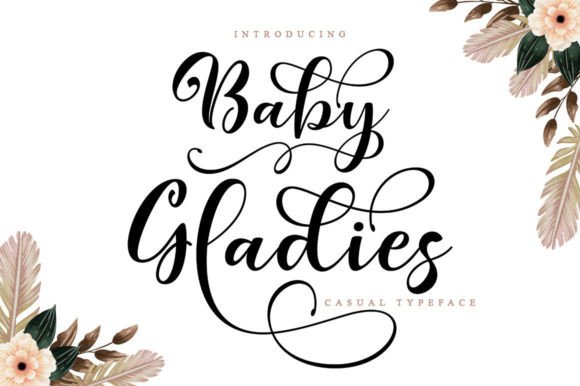 Baby Gladies: An Editorial Typeface for Gentle Storytelling