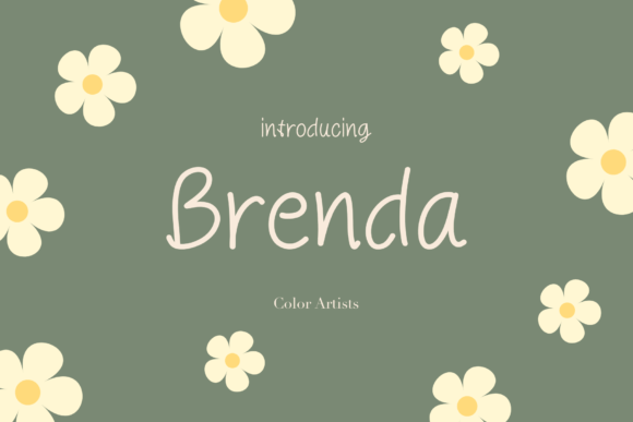 Brenda: An Elegant Script Font for Crafters & Product Creators