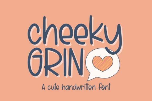 Cheeky Grin: A Modern Handwritten Font for Editorial Charm