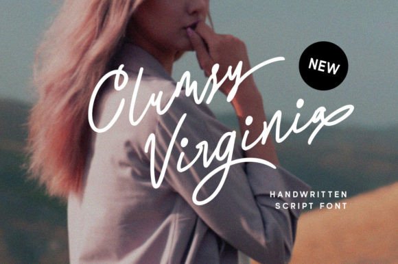 Clumsy Virginia: A Handwritten Font for Digital Charm