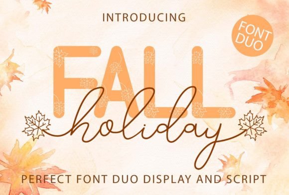Fall Holiday Font: A Cozy Autumn Duo for Digital Branding