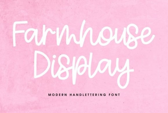 Farmhouse Display: A Font for Building Your Brand Story
