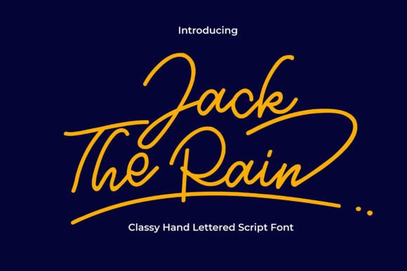 Jack the Rain: A Font that Puts Personality into Your Web Layout