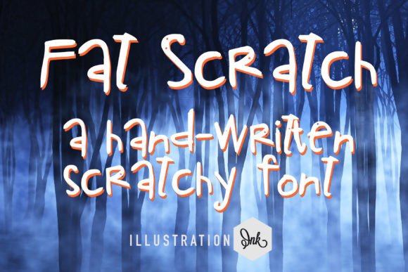 LDJ Fat Scratch: A Handwritten Font for Disruptive Digital Design