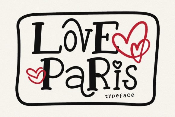 Love Paris: A Monoline Script Font for Creating Warm Digital Brands