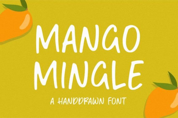Mango Mingle: A Handwritten Font for Campaigns That Need Personality