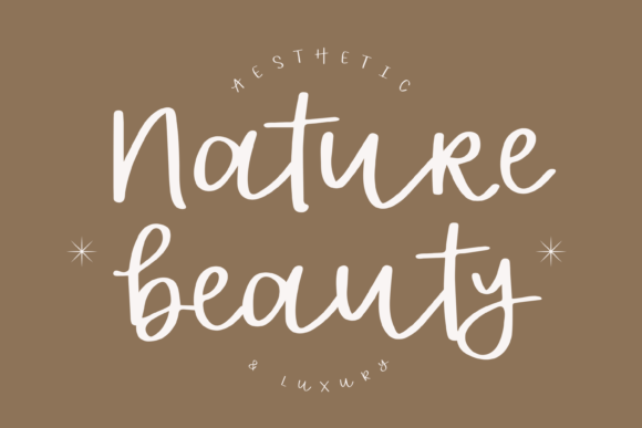 Nature Beauty: The Premium Font for Elegant Handmade Products