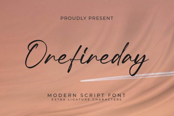 Onefineday Font: A Calligraphic Secret for Your Brand