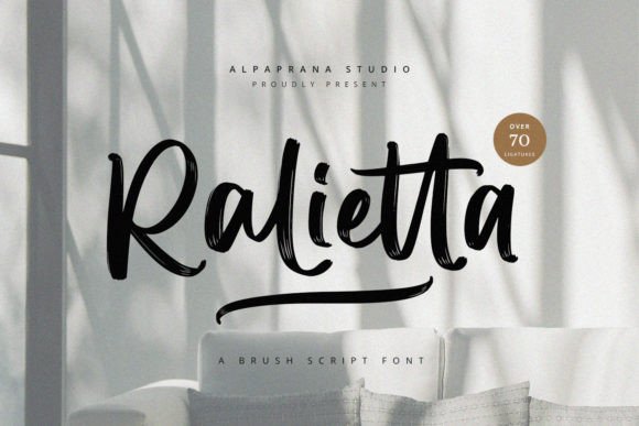 Ralietta: The Brush Script Font for Creative Makers