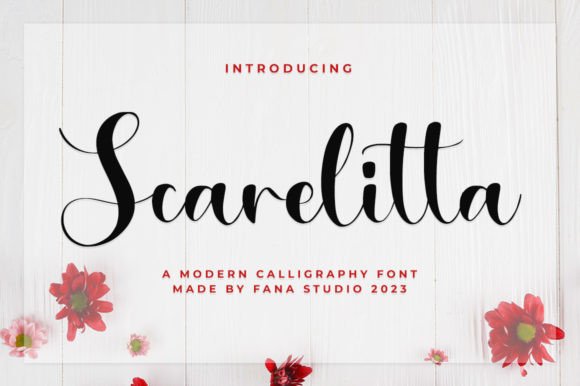 Scarelitta: A Beautiful Script Font for Your Creative Projects