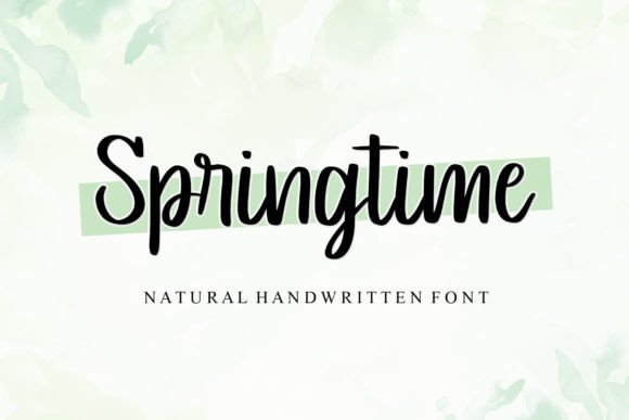 Springtime: A Handwritten Font Built for Business Branding