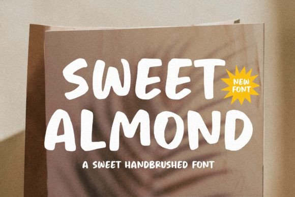 Sweet Almond Font: A Charming Brush Script for Digital Marketers