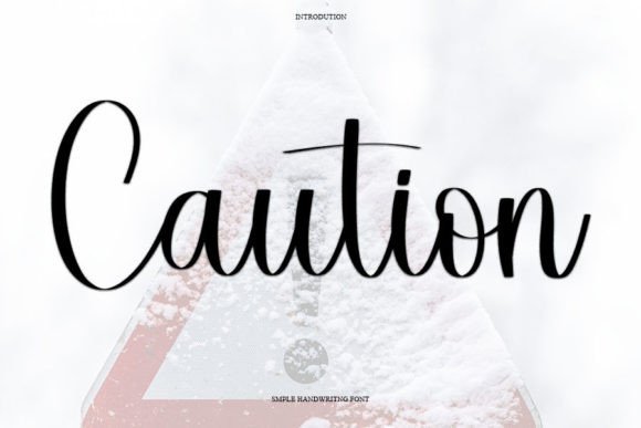 The Caution Font: A Natural Touch for Authentic Business Branding