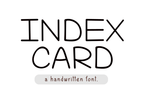 The Charm of the Index Card Handwritten Font for Branding Projects